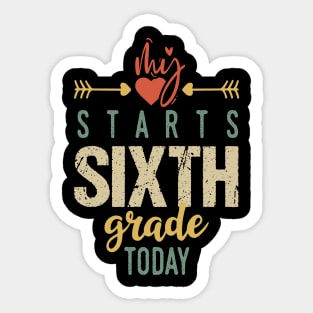 Sixth grade Sticker